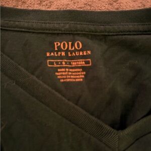 Polo Ralph Lauren green V-Neck Shirt